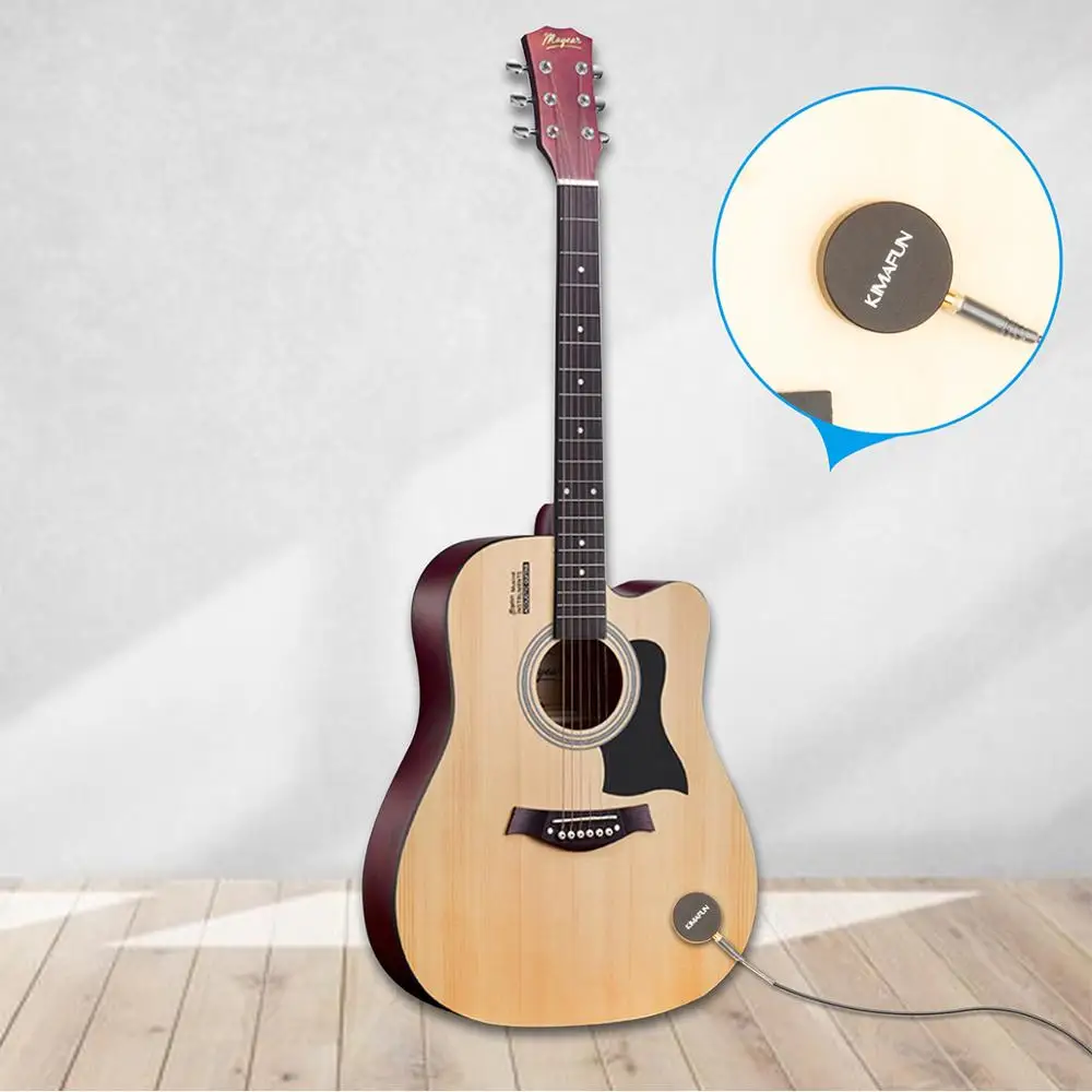 KIMAFUN 2.4G Wireless Mini Microphone Pickup for Wooden Guitar Violin Banjo Mandolin Ukulele Guitar Accessories pickup MIC