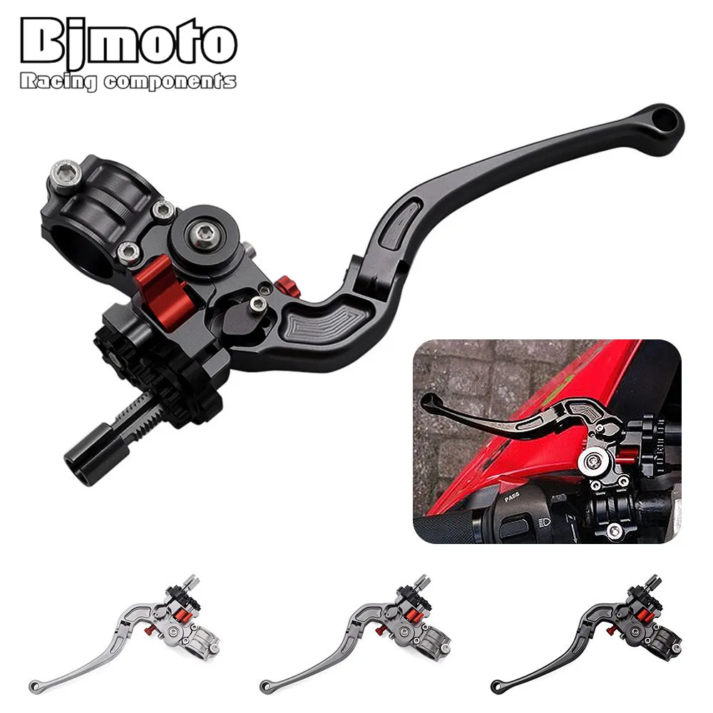 

Bjmoto CNC 22mm Foldable Handlebar Clutch Lever For YAMAHA YZ125 YZ250 YZ450F honda kawasaki suzuki 7/8" handlebar Stunt