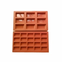 Non-stick Silicone Financier Mold Rectangle French Almond Cake Pan Mini Loaf Baking Mold Oven Safe Bakeware DIY Pastry Tools 2pc