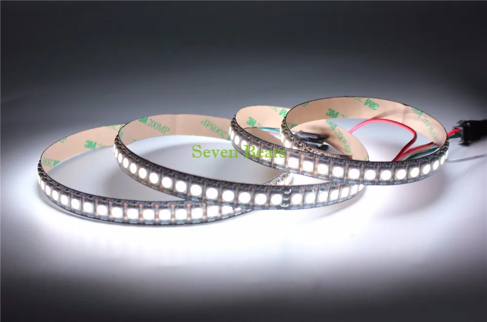 1m Addressable SK6812 RGBW RGBWW RGBNW  led strip  4 Color in 1 Led Non waterproof IP20 144 leds/pixles/m 5V similar WS2812B