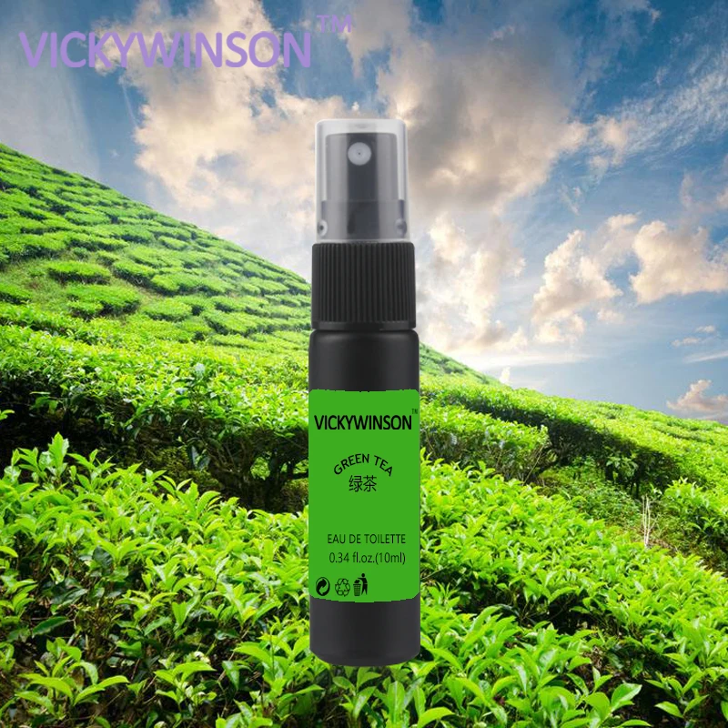 Vickywinson Groene Thee Ontgeuringseffect 10Ml Deodorant Roller Onderarm Geur Remover Body Spray Anti-transpirant