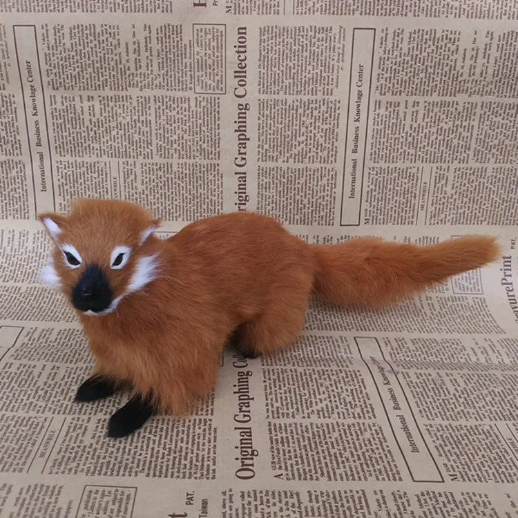 

new Simulation weasel toy polyethylene&furs weasel model gift about 33x12CM y0343