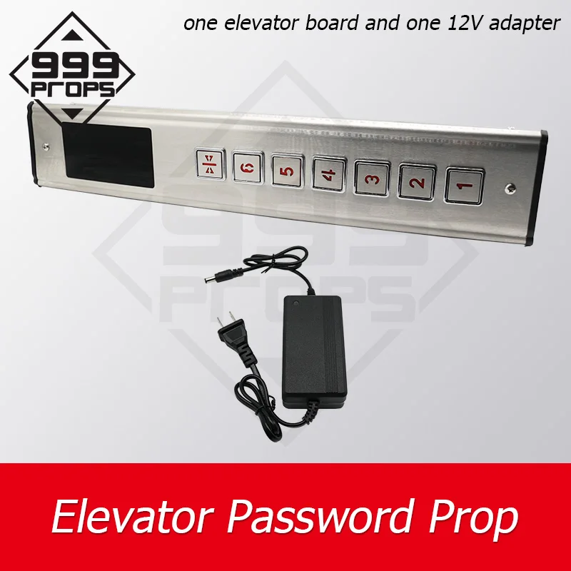 Elevator prop live escape room game elevator prop input correct password to unlock room escape devices