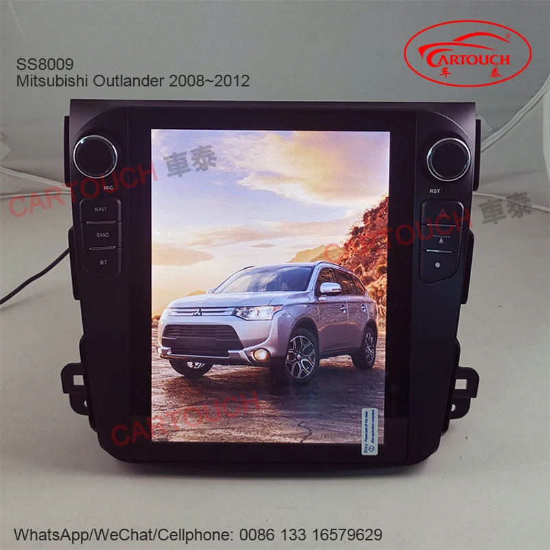 For Mitsubishi Outlander LANCER ASX Radio IPS Vertical Android Screen Carplay and Android AUTO VIDEO AUTO BLUETOOTH 5.0 CAMERA