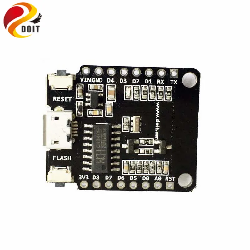 DOIT Mini NodeMCU ESP8266บอร์ดพัฒนา WiFi ขึ้นอยู่กับ ESP-12F 4M ไบต์ ESP 12F Lua IoT DIY RC