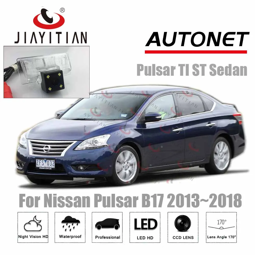 

JIAYITIAN rear camera For Nissan Pulsar TI Pulsar ST sedan 2013 2014 2015 2016 2017 2018 CCD Backup Camera//License Plate camera