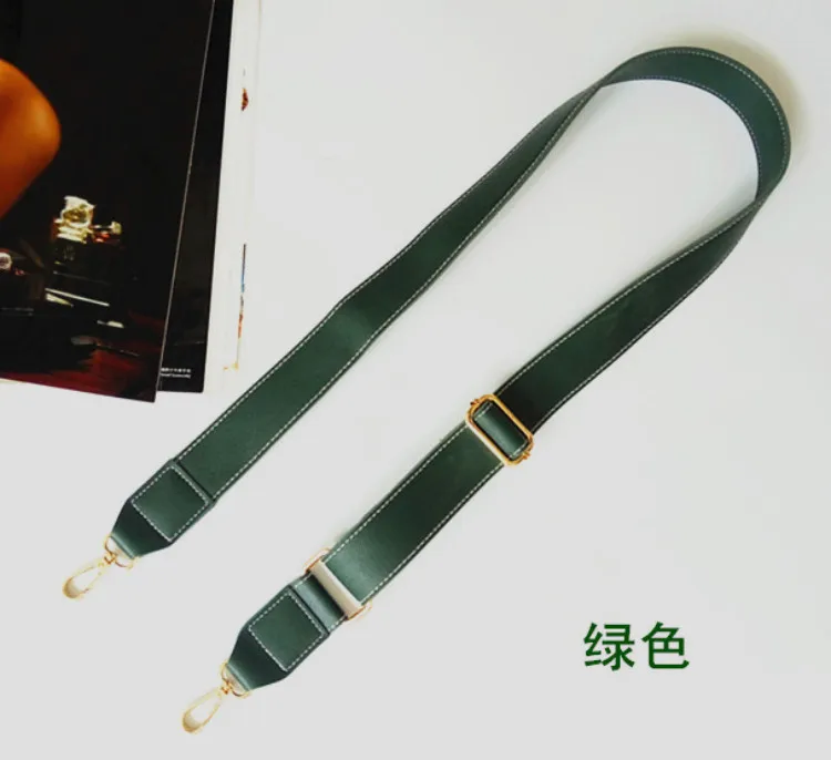 130cm Shoulder Bag Strap PU Leather Belt Adjustable Wide Strap Bag Accessories For Women Crossbody Handbag Replacement Blue