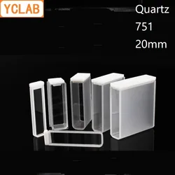 YCLAB 20mm Cuvette 751 Quartz Cell Colorimeter 7mL Laboratory Chemistry Equipment