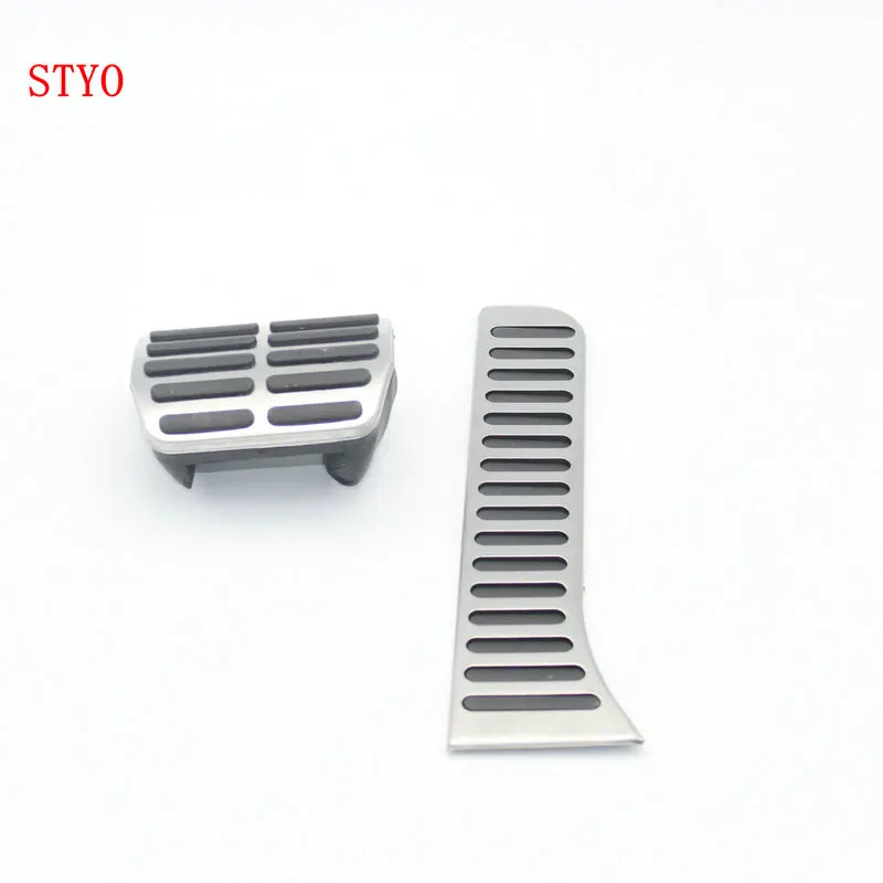 STYO Right hand drive  GOLF 6 MK6 Scirocco JETTA MK5 Octavia Stainless steel AT/MT Pedal (gas+brake + Clutch Pedal cover )