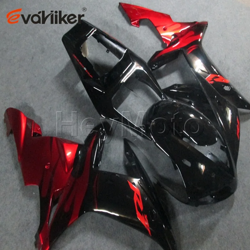 

ABS Plastic fairing for YZFR1 2002 2003 red black YZF R1 02 03 motorcycle bodywork kit Injection mold