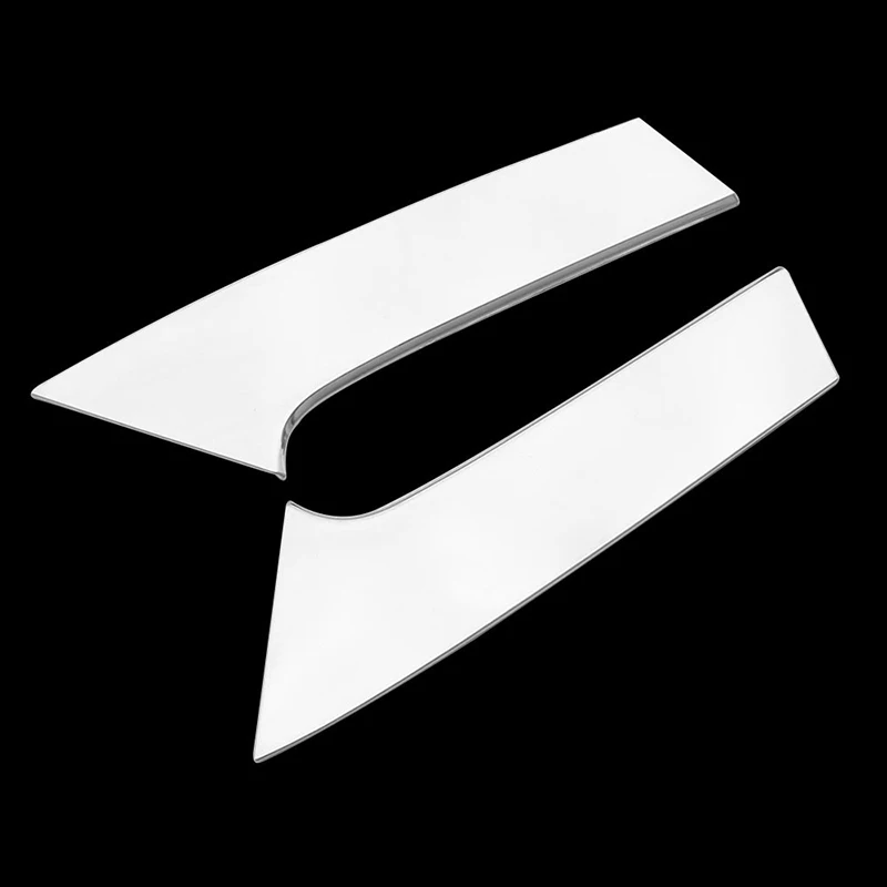 Stainless steel For Nissan X-trail Xtrail T32 Rogue 2014-2018 Rear windows pillar Spoilers Wings Cover Sticker Trim car styling