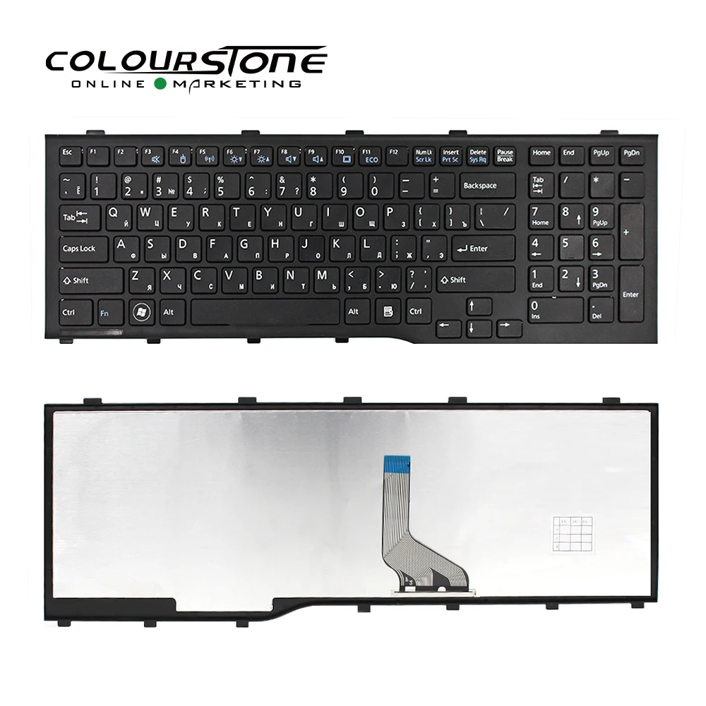 AH532 Laptop keyboard For Fujitsu AH532 A532 N532 NH532 Russian keyboards MP-11L63SU-D85 CP569151-01 RU Replacement keyboard