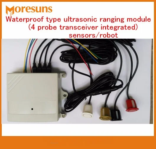 Fast Free Ship Waterproof type ultrasonic ranging module (4 probe Receipt&Transmission) sensors/robot