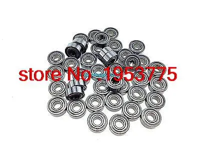 20ชิ้นรุ่นขนาดเล็กแบริ่งโลหะป้องกันMR72ZZ 2Z 2x7x3มิลลิเมตร