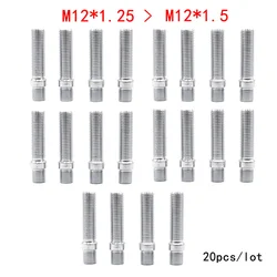 20pcs M12*1.25 To M12*1.5 Wheel Stud Conversion Tall Lug Bolts To Studs 58mm TT101153