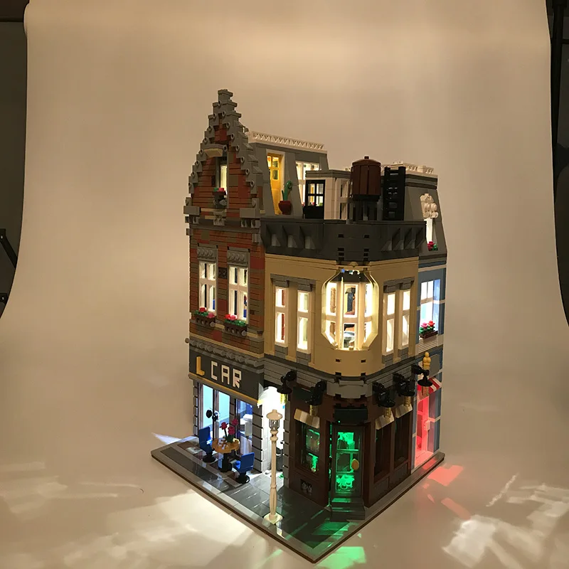 Led Light Set For Lego Building City Street Genuine MOC Series Compatible 15034 Toys Blocks Creator City Street Lighting Set