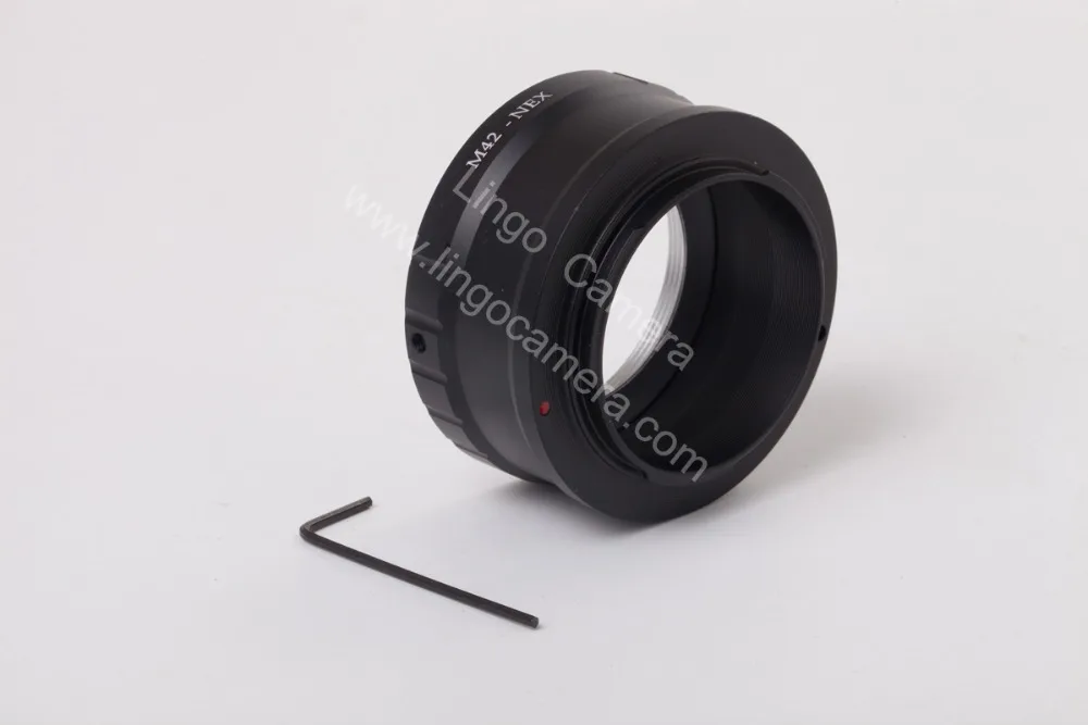 M42-NEX Lens Mount Adapter M42 Lens to NEX E-Mount Camera for Sony NEX-7 NEX-6 NEX-5N NEX-5 NEX-C3 NEX-3