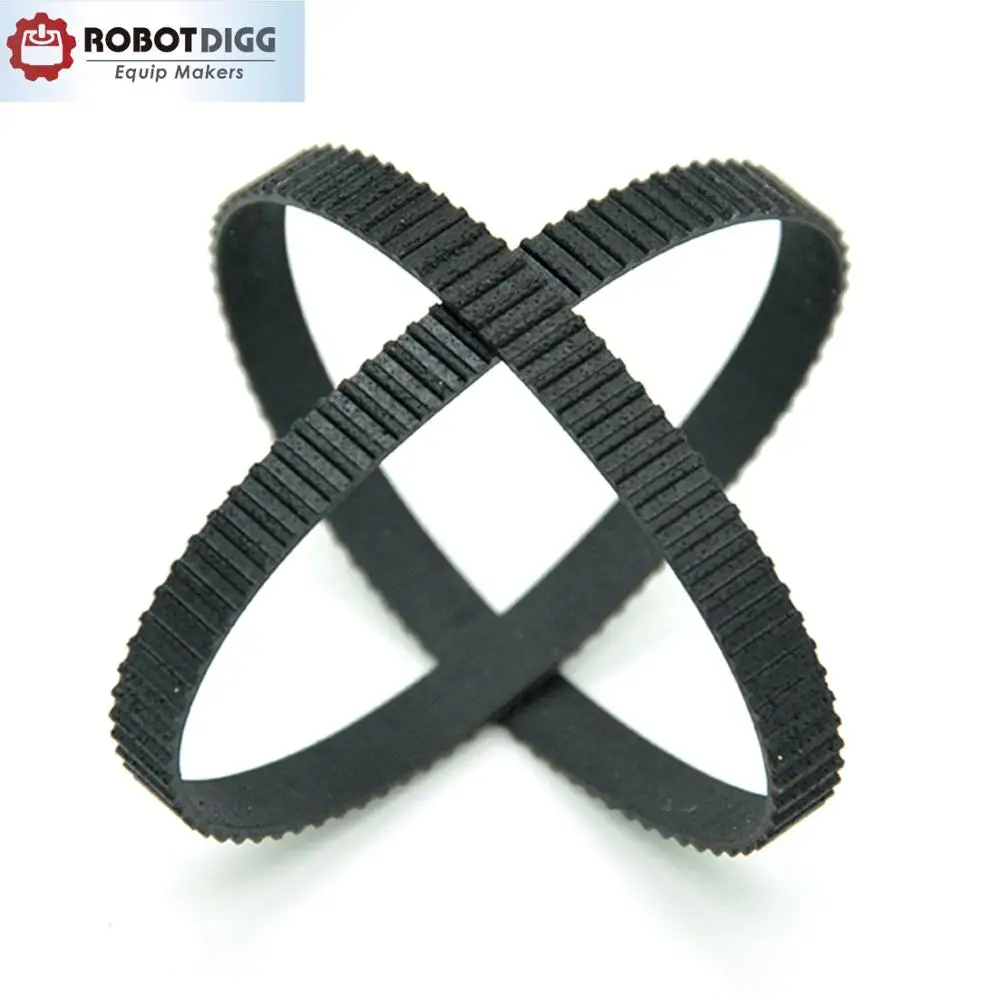 10pcs/lot, MXL Timing Belt, Closed-loop, B91MXL, 3mm 6mm width