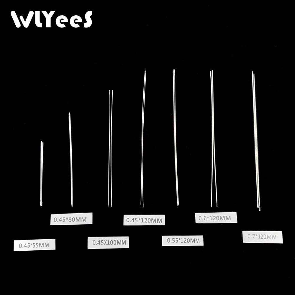 WLYeeS 30Pcs Stainless Steel tool Beading Needles for Threading String Cord Tool crochet hook Jewelry Craft Making Tool Pins DIY