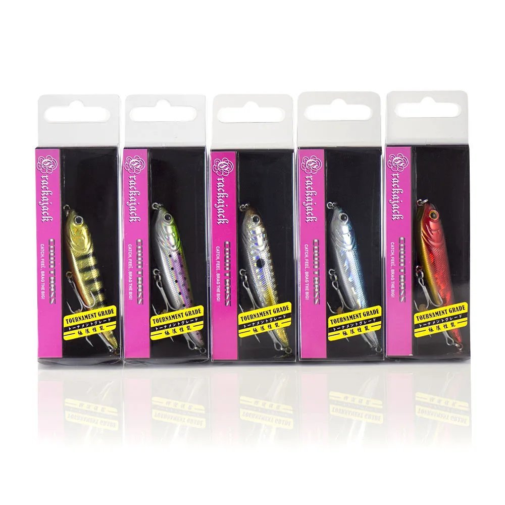 Countbass Bleistift-Angelköder, 70 mm, 2–3/4 Zoll, 5,8 g, 13/64 oz., 100 mm, 4 Zoll, 16,8 g, 19/32 oz., Topwater Hard Baits Plug Wobbler – Detail 5