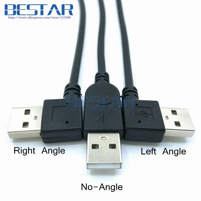 Usb 3.1タイプ-cオス直角にusb 2.0オス左&直角アダプタケーブル25センチデータ充電ショートケーブルコードUSB-C