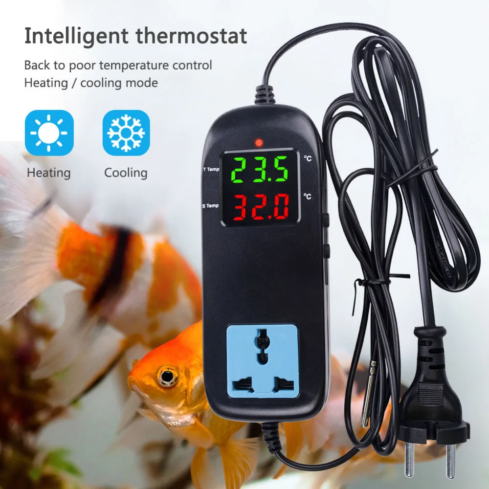 MH2000 Intelligent Electronic Temperature Controller with Electronic Socket Temperature Display for Home Cold Storage and Farm