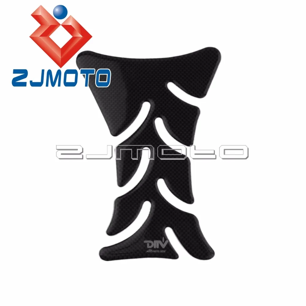 

New Motorcycle Gas Tank Protector Pad Oil Tank Stickers Carbon Fiber Motorbike Decal