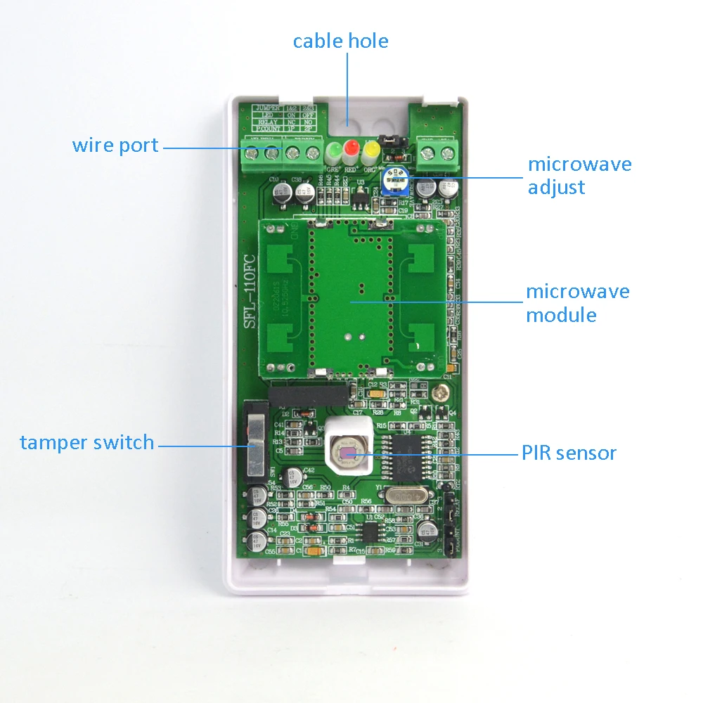 1 Stück Indoor Pir Alarm Infrarot Mikrowelle Haustier Immunität Kabel Bewegungs sensor Wand halterung Anti Einbrecher Diebstahl GSM Sicherheit nach