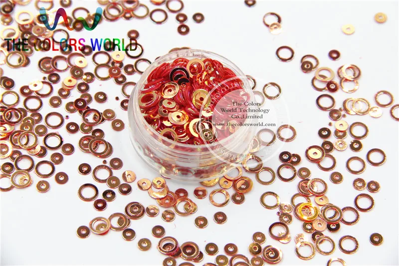 SHYJ714-66 Amazing Glitter Sequins Ring  Circle Dot shaped sequins  for nail Art or DIY decoration