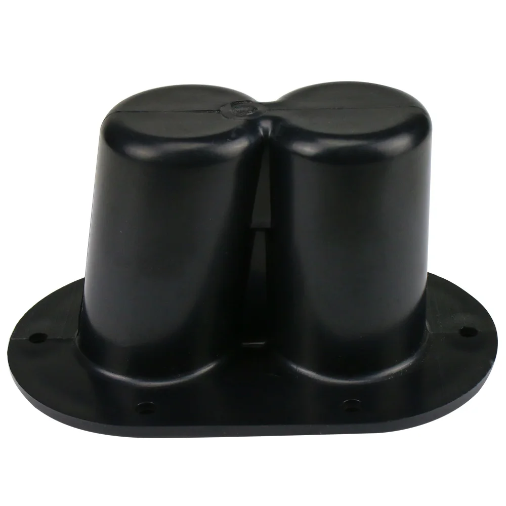 GHXAMP 더블 홀 무대 스피커 스탠드, 하단 아이 ABS 플라스틱 브래킷 시트, 두꺼운 전문 무대 스피커 액세서리, 1 개