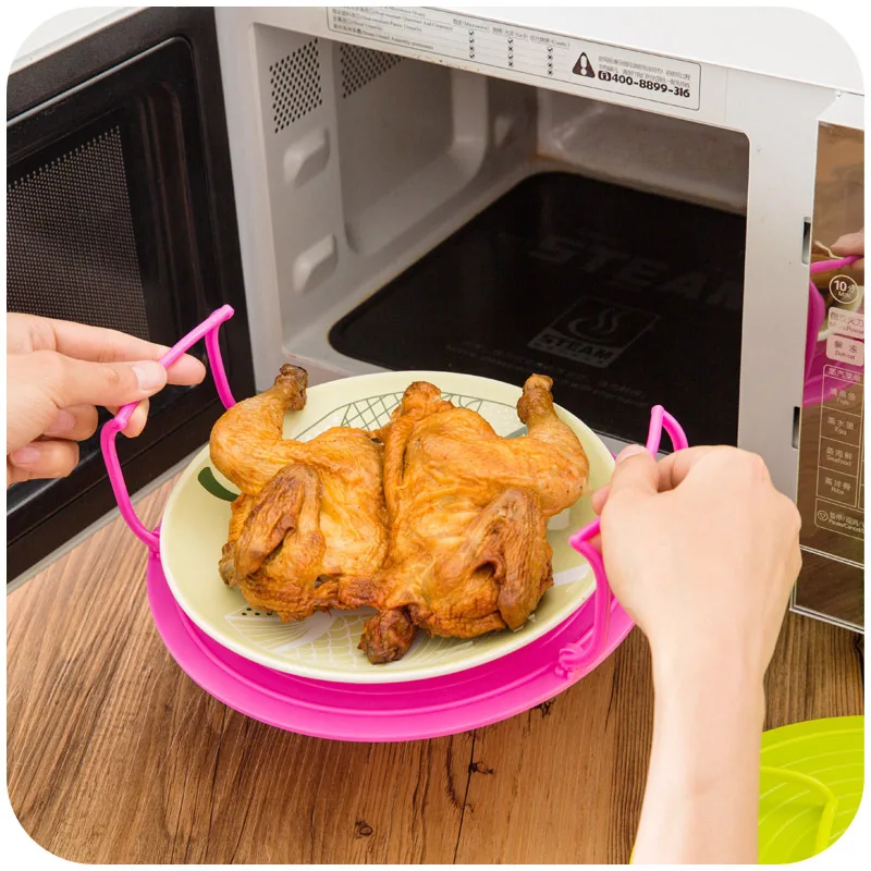 New Multifunction Microwave Plate Stackers Oven Shelf Stratified Insulated Heating Steam Kitchen Tools