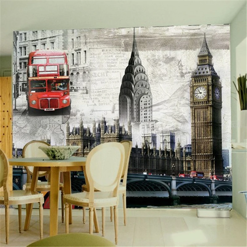 

beibehang Custom photo wallpaper Large 3D KTV bar personalized wallpaper backdrop of European architecture 3d mural wallpaper