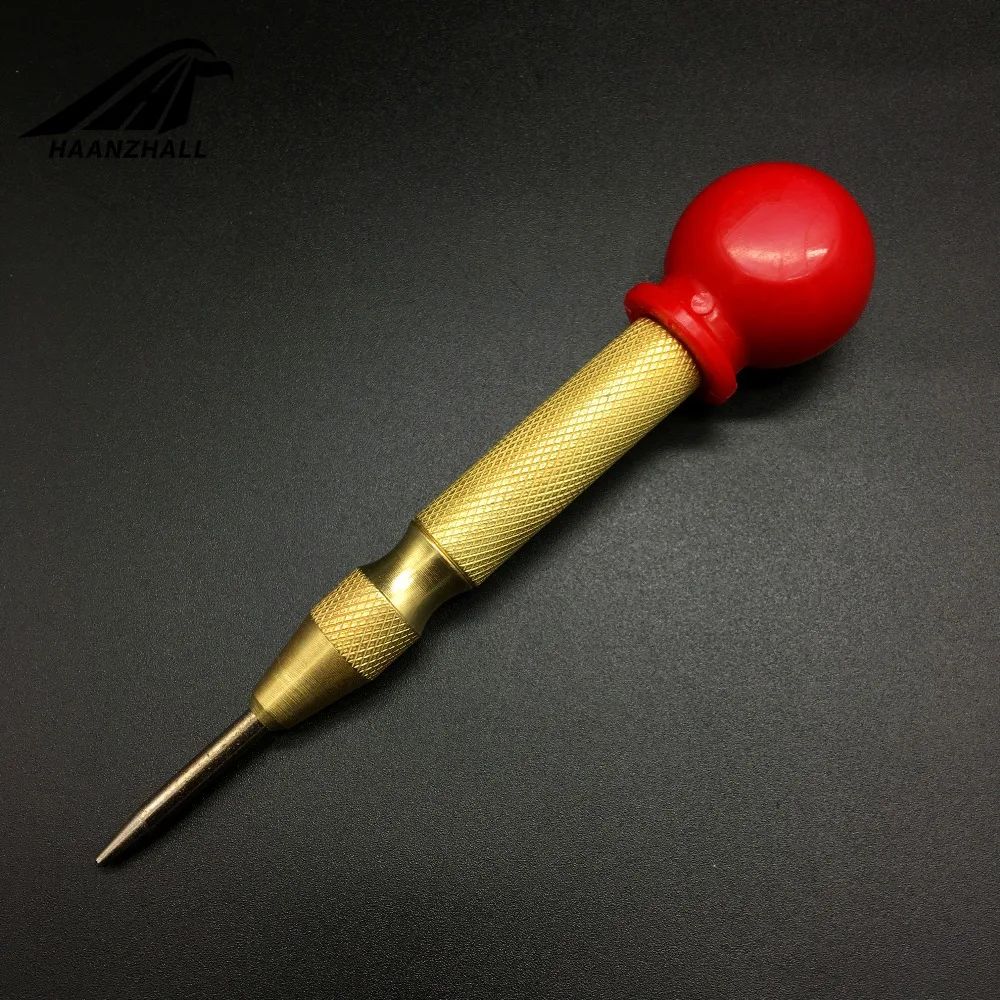 5 นิ้ว Automatic Center Pin Punch สปริงโหลดเครื่องหมายเริ่มต้นเครื่องมือ Holes ไม้กด Dent Marker งานไม้เครื่องมือเจาะ Bit