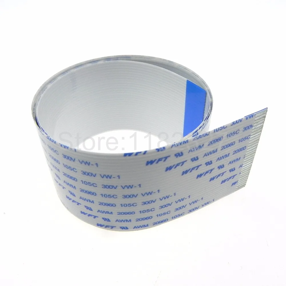 

Высококачественный плоский гибкий кабель WFT AWM 20960 105C 300V VW-1 30-контактный, шаг 1,0 мм, такой же боковой контакт, тип A, длина 600 мм, кабель FFC