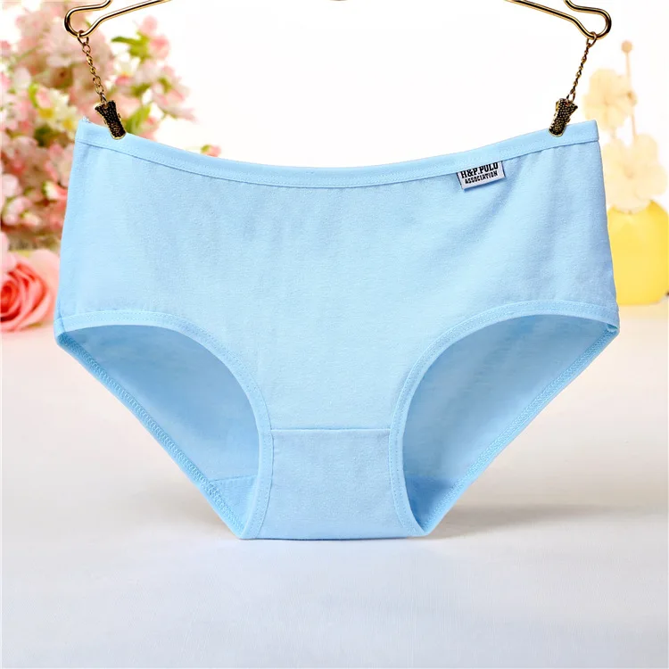 7Pcs Baumwolle Höschen für Frauen Unterwäsche Plus Größe Kurze Mädchen Sexy Dessous Einfarbig Höschen Weibliche Nahtlose Unterhose Damen – Detail 10