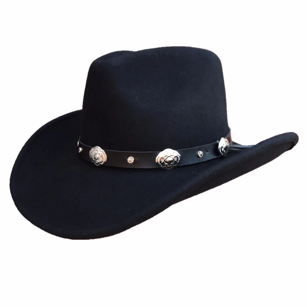 

Wool Felt Cowboy Western Hat For Men Out Door