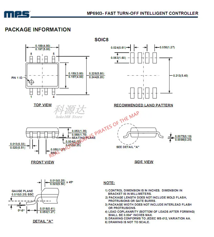 10pcs/lot MP6903 6903 SOP8 In Stock