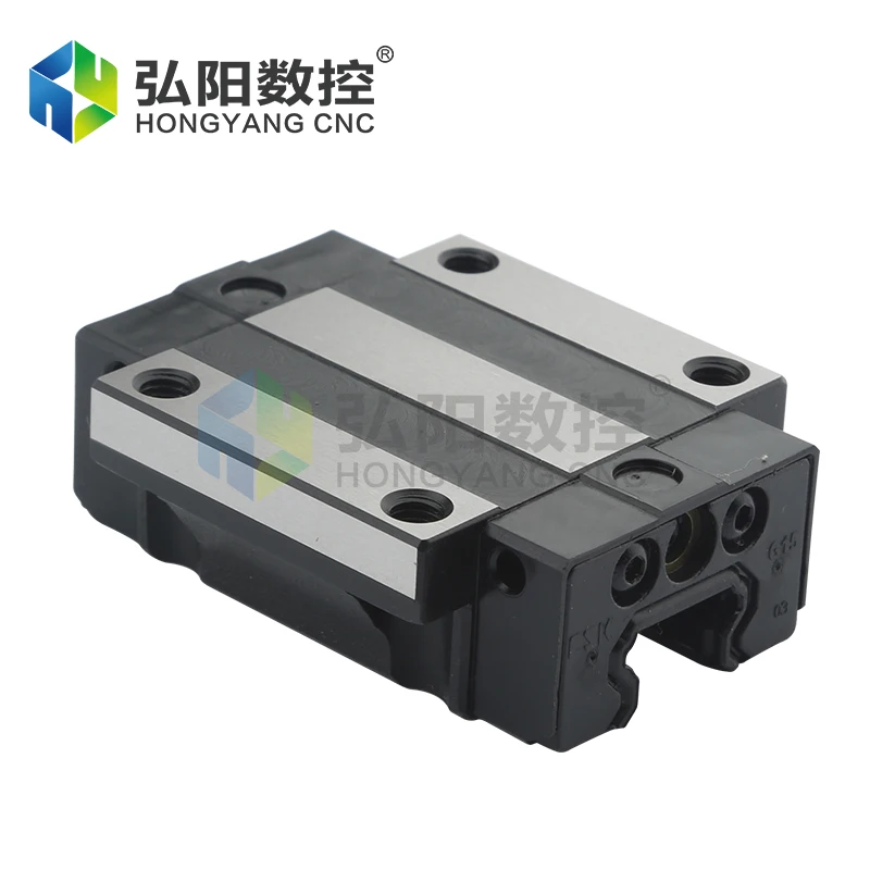 LMG15/20/25/30H สังกะสี Linear Guide Slider สังกะสี Slider สแควร์ Flanged แกะสลักเครื่อง Slider