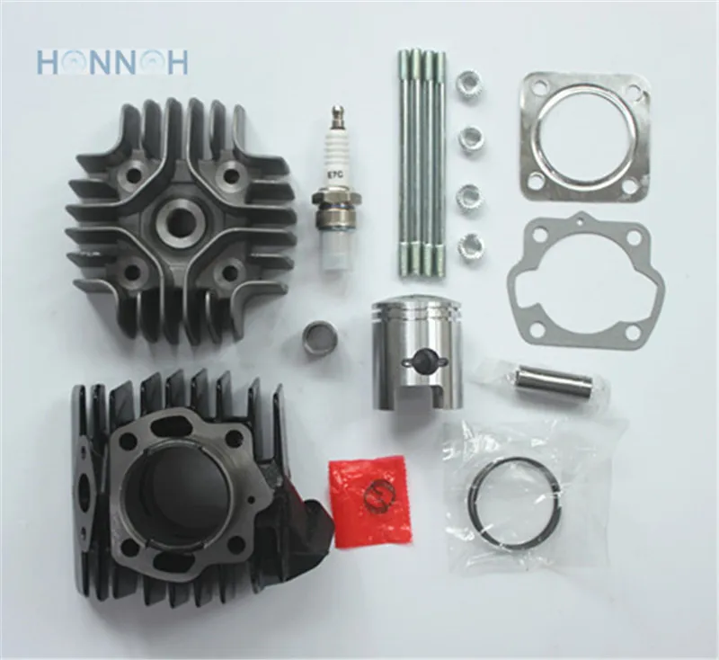 Cylindrów 41MM pierścienie tłokowe uszczelki zestaw świec zapłonowych dla Suzuki LT 50 LT50 1984 85 86 1987 zabrudzenia motocyklowe pitbike akcesoria atv — zdjęcie 3
