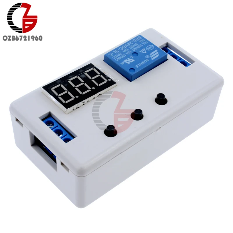 DC 12V 24V Time Delay Relay LED Digital Automation Timer Control Switch Timing Relay Module PLC Trigger Switch