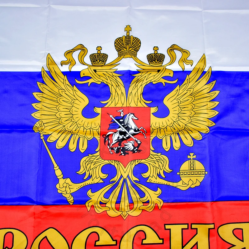 Russia Eagle 90*150cm flag Banner Hanging  National flag for  Home Decoration Russia  flag