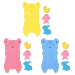 Newborn Anti-slip Sponge Pad Baby Bath Tub Bathing Pad Infant Shower Baby Care MAY31-B