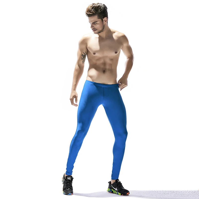 Sport Leggings Esportivos Men Tights Sport Compression Mens Patchwork Running Tights Basketball Man Legging Fitness Masculina