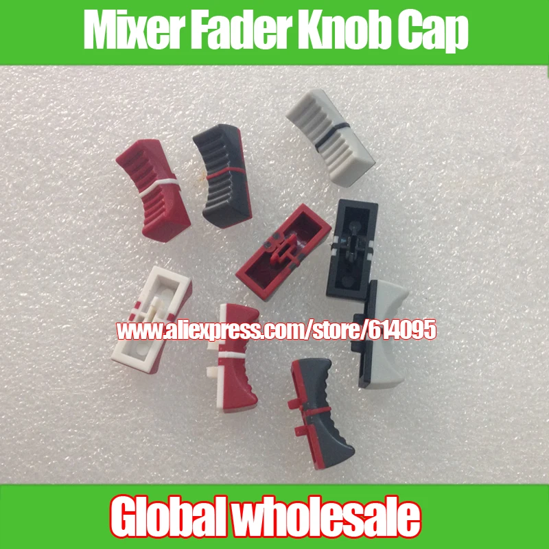 18pcs For Yamaha mixer fader cap MG166CX-USB MG206C hole 4MM / potentiometer push button Adjustment knob