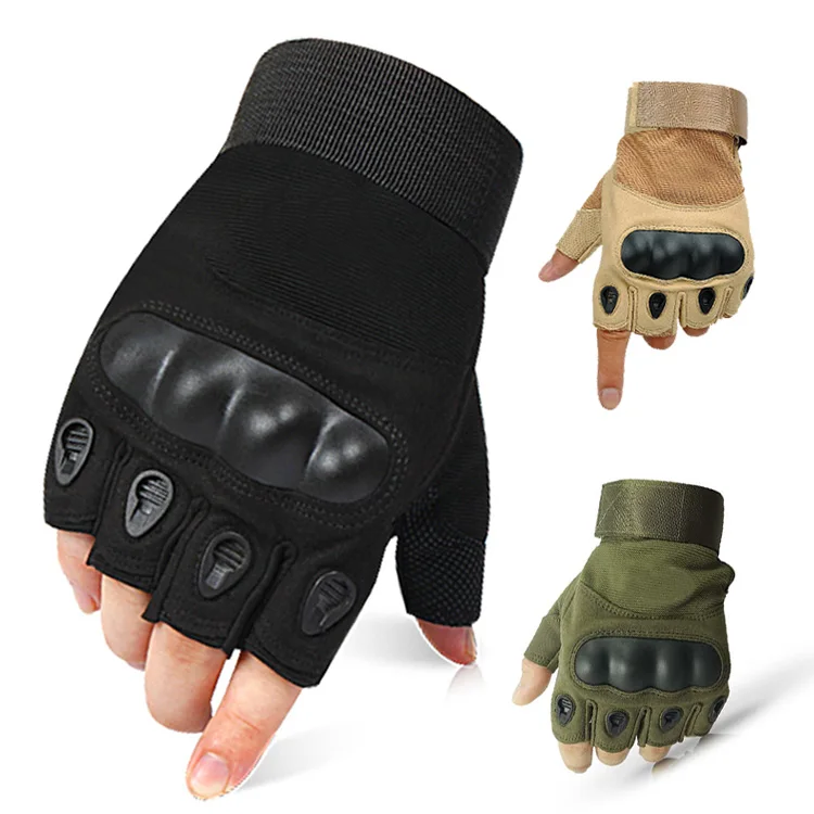 

Outdoor half finger tactical gloves men and women sports fitness army fan protective gloves