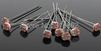 GL5516 x100pcs Light Dependent Resistor LDR 5MM 5516 Photoresistor wholesale and retail Photoconductive resistance