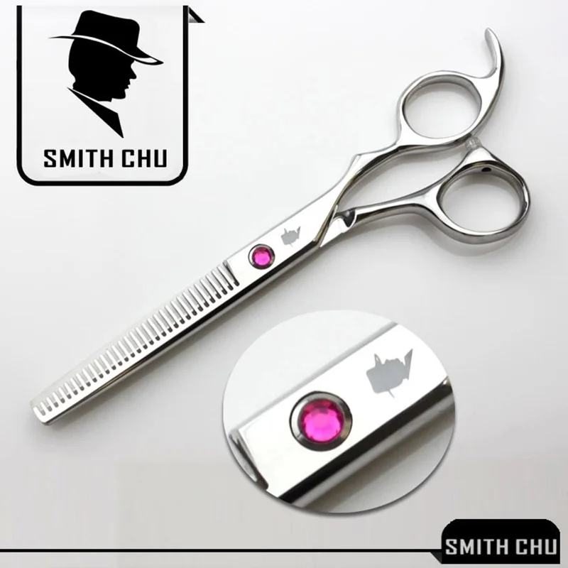 6 Inch Hair Scissors Cutting Thinning Professional Smith Chu Hairdressing Salon Products Barber Hair Styling Tools