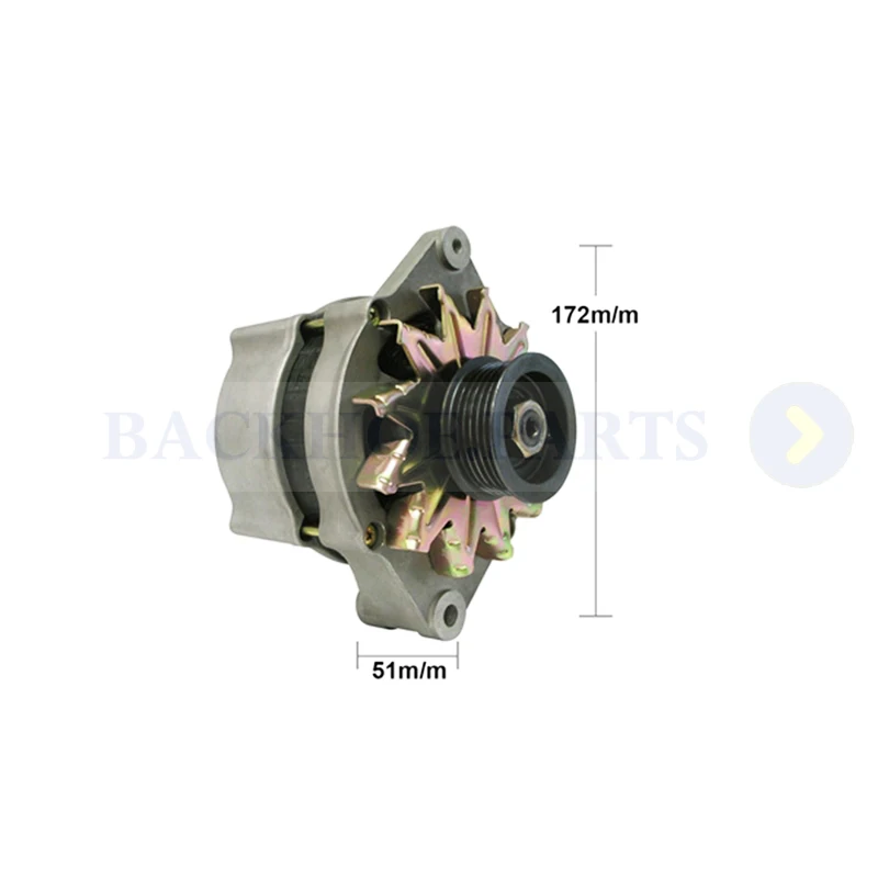 

Alternator A187873 for Case Tractor 1896 2096 5120 MX100 MX110 MX120 MX135 Engine 4391 4391T 6591T 6830T 6831T