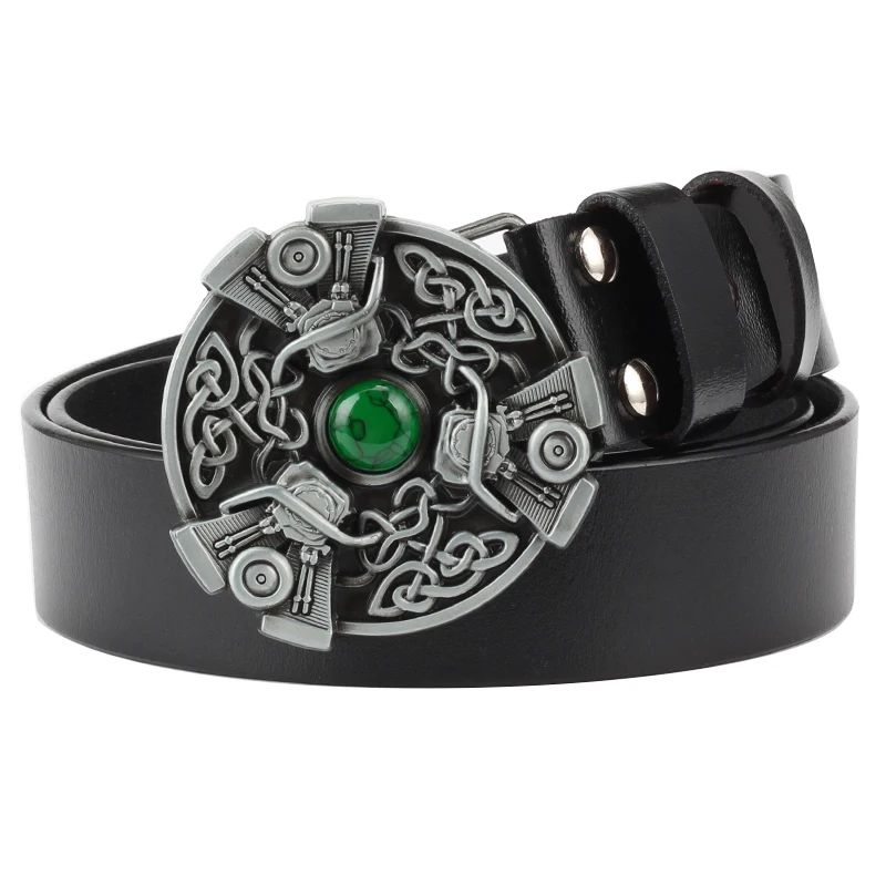 

Gentleman Personality Buckle Men's Leather Belt Leisure Decoration