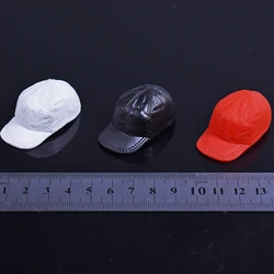 1/6 Scale Women Action Figures' Peak Cap Hat Models Accessories Black Red White